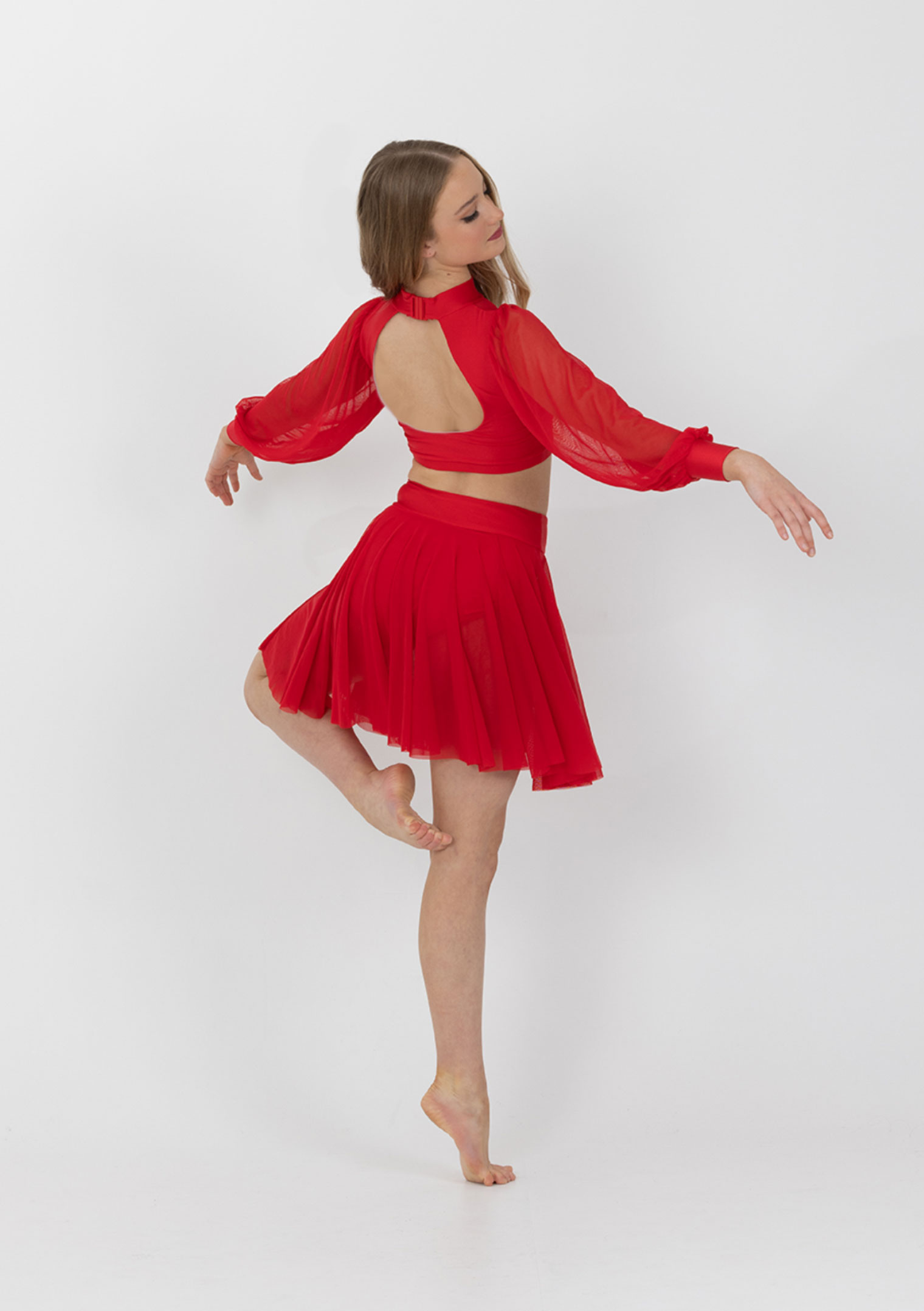 Eloise-Skirt-Red